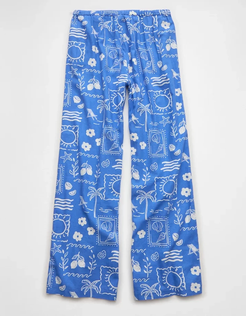 AE Mid-Rise Linen-Blend Pant