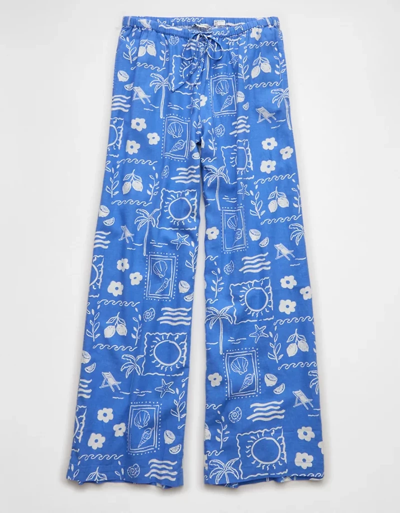 AE Mid-Rise Linen-Blend Pant