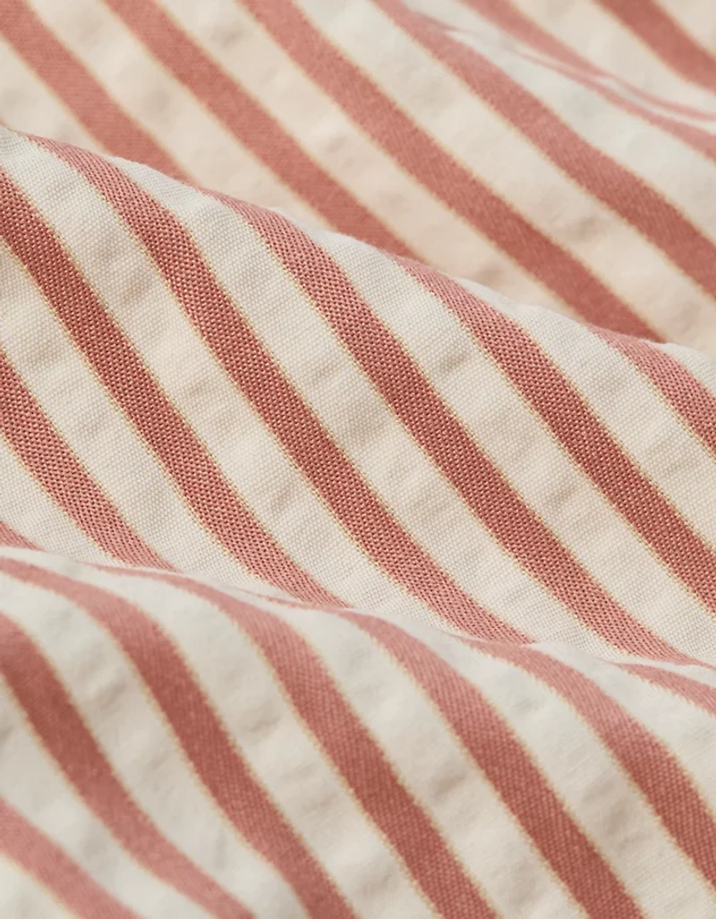 AE Seersucker Wide Leg Easy Pant