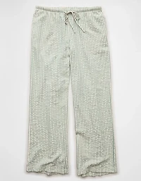 AE Seersucker Wide Leg Easy Pant