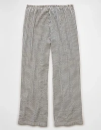 AE Seersucker Wide Leg Easy Pant