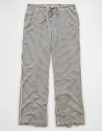 AE Seersucker Wide Leg Easy Pant