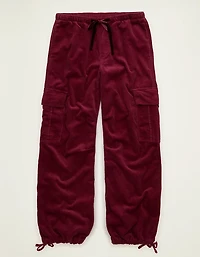 Pantalon cargo taille basse en velours côtelé AE