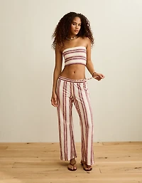 Pantalon évasé à taille mi-haute Sunchaser AE