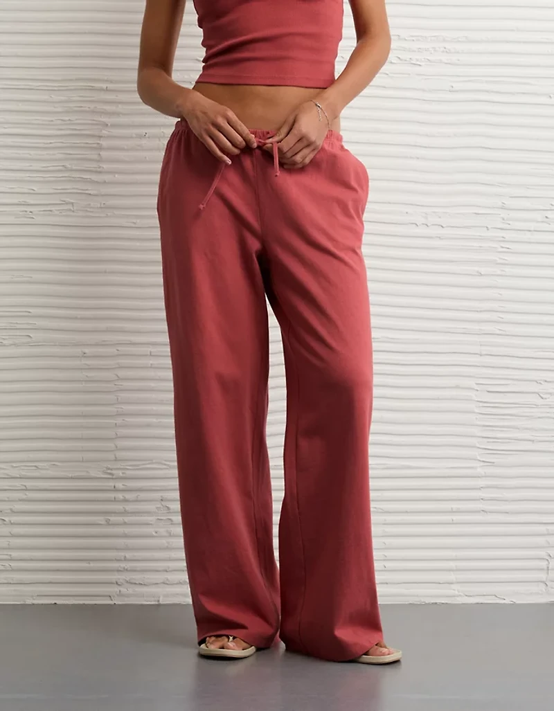 AE Saturday Mid-Rise Straight Pant