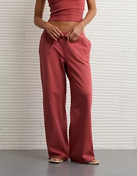 AE Saturday Mid-Rise Straight Pant