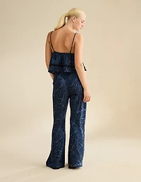 Pantalon évasé à taille mi-haute Sunchaser AE