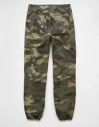 Pantalon de jogging cargo ample à taille haute extensible AE