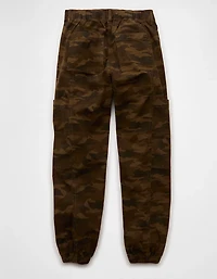 Pantalon de jogging cargo ample à taille haute extensible AE