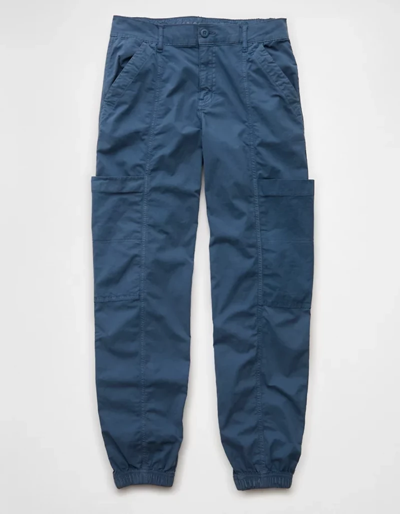 Pantalon de jogging cargo ample à taille haute extensible mode AE