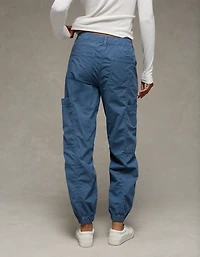 Pantalon de jogging cargo ample à taille haute extensible mode AE
