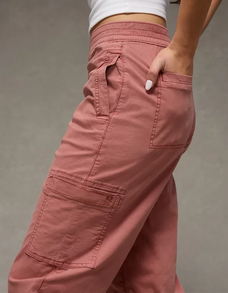 Pantalon de jogging extensible ample à taille haute AE