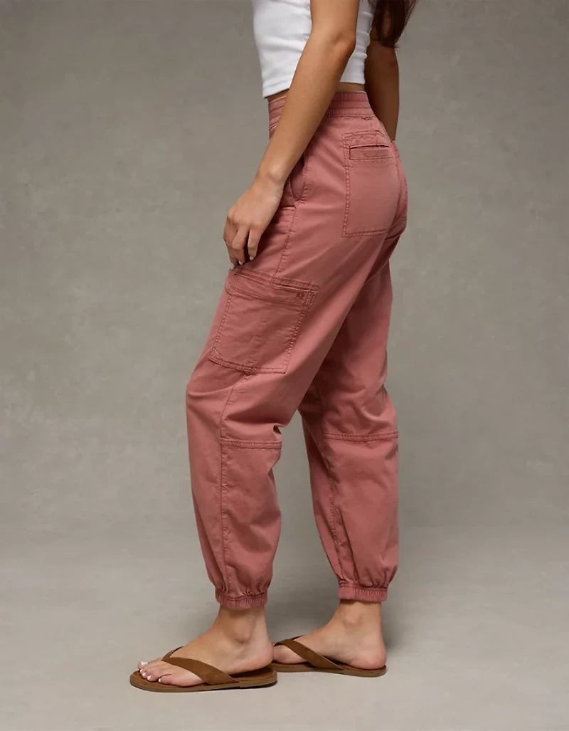 Pantalon de jogging extensible ample à taille haute AE