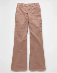 AE Snappy Stretch Curvy Low-Rise Baggy Flare Pant