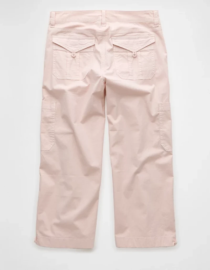 AE Stretch Low-Rise Straight Crop Pant