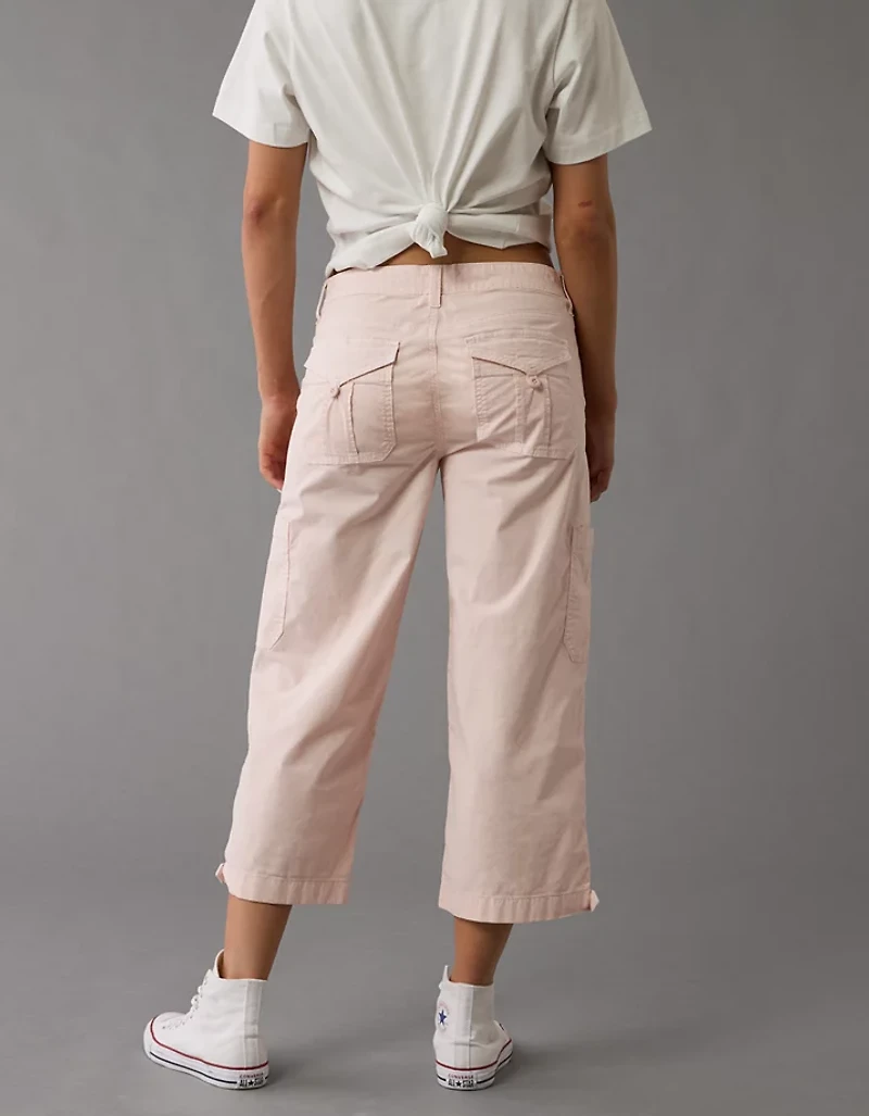 AE Stretch Low-Rise Straight Crop Pant