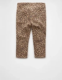 AE Stretch Low-Rise Leopard Capri Pant