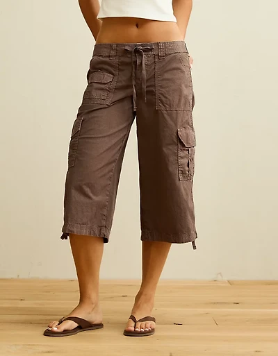 AE Super Low-Rise Baggy Capri Pant