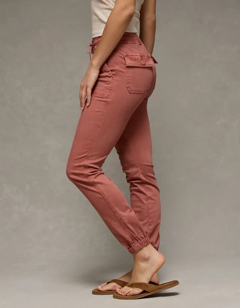 Pantalon de jogging style jegging extensible à taille haute AE