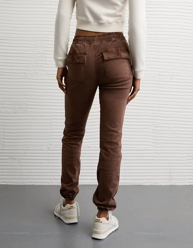 Pantalon de jogging style jegging extensible à taille haute AE