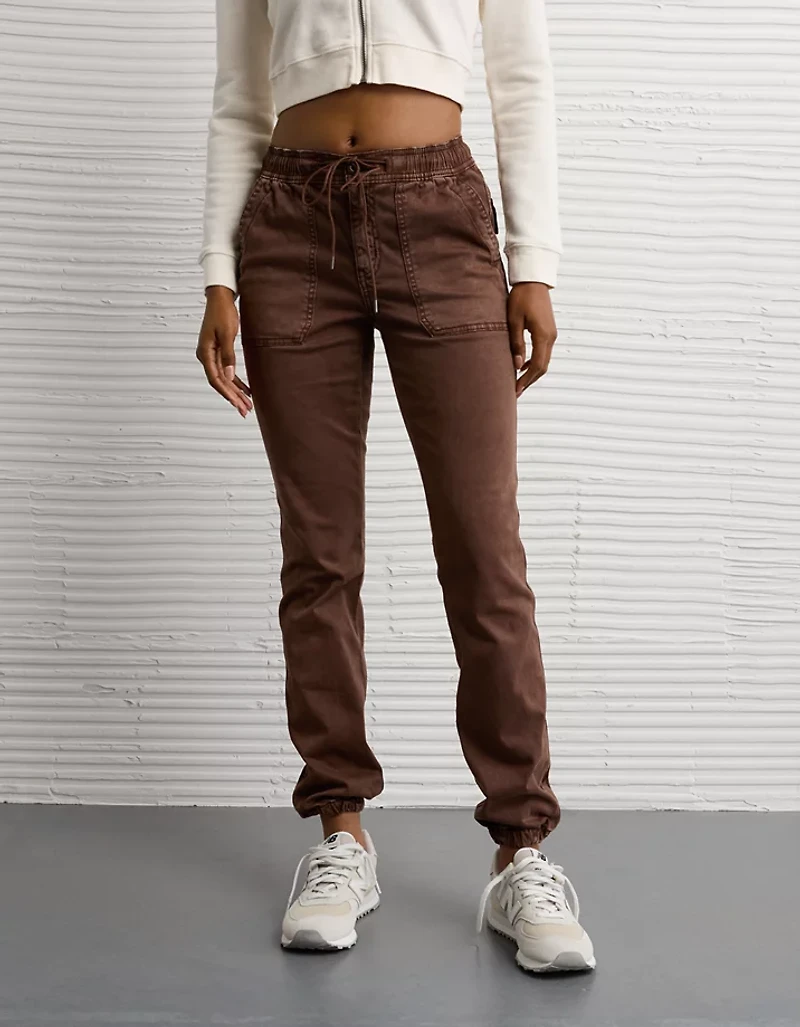Pantalon de jogging style jegging extensible à taille haute AE