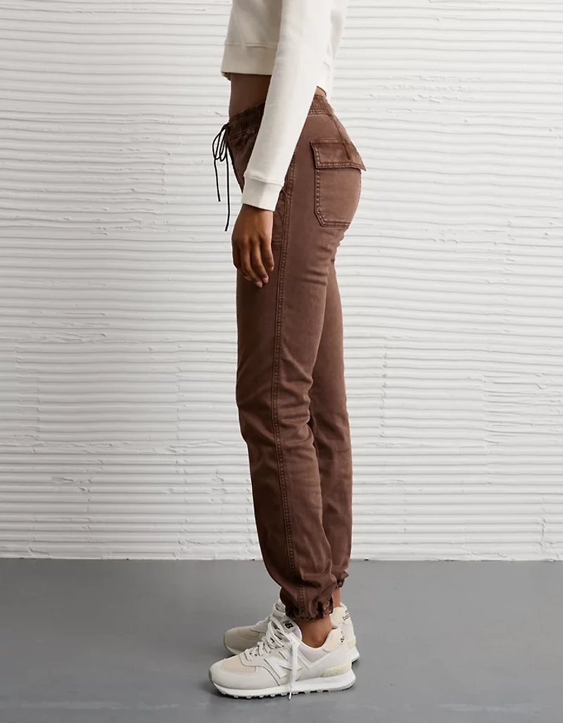Pantalon de jogging style jegging extensible à taille haute AE