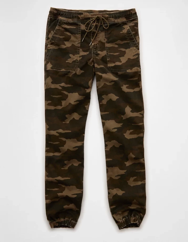 AE Camo Stretch High-Waisted Jegging Jogger