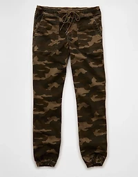 AE Camo Stretch High-Waisted Jegging Jogger
