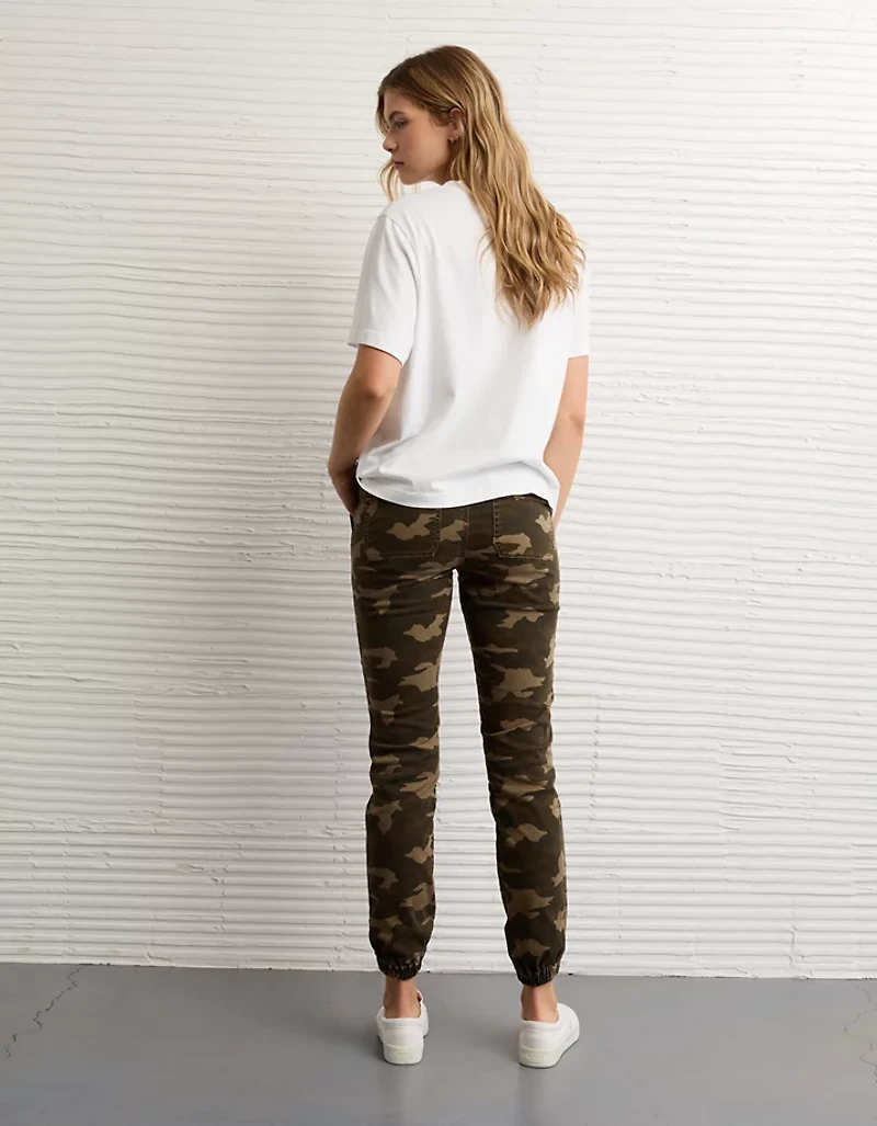 AE Camo Stretch High-Waisted Jegging Jogger