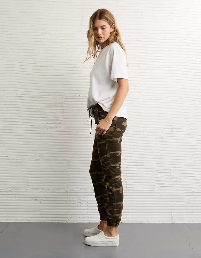 AE Camo Stretch High-Waisted Jegging Jogger