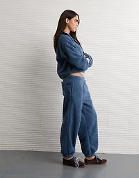 AE High-Waisted Sherpa Jogger Pant