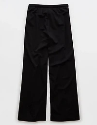 AE Stretch High-Waisted Wide-Leg Track Pant
