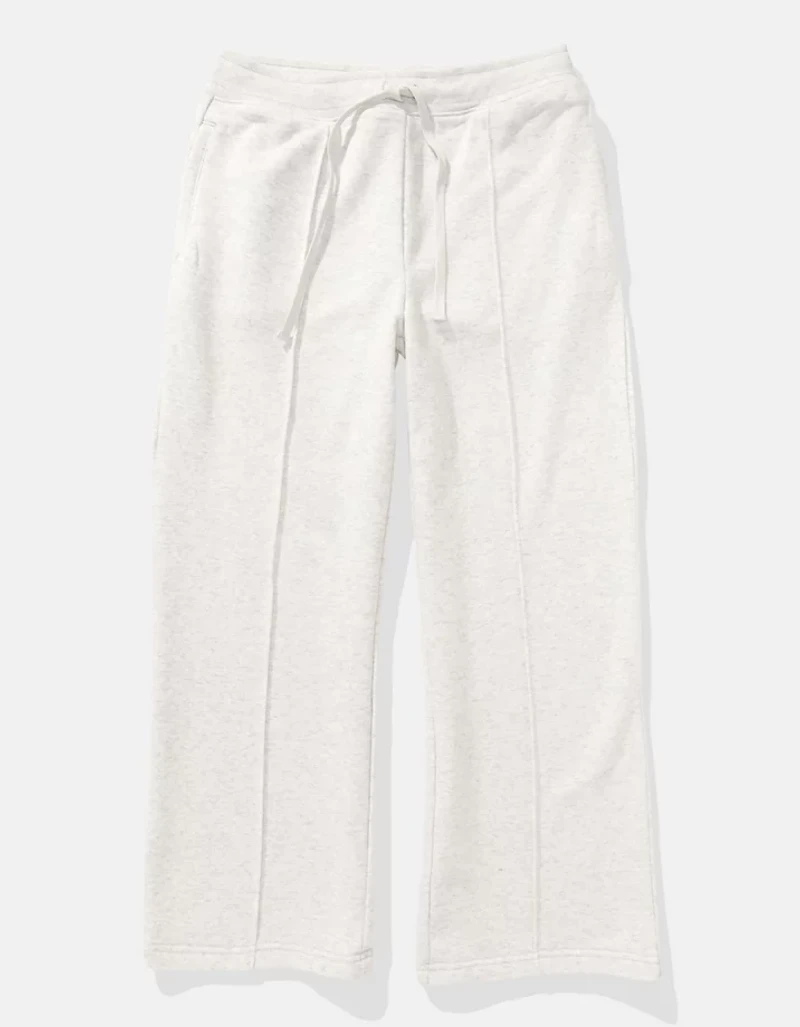 AE Everyday Luxe Wide-Leg Sweatpant
