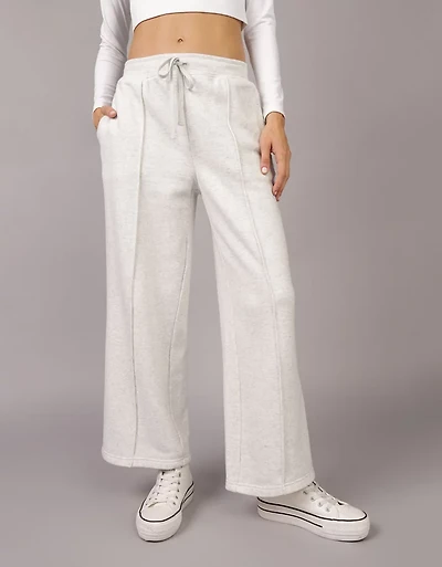 AE Everyday Luxe Wide-Leg Sweatpant