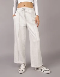 AE Everyday Luxe Wide-Leg Sweatpant