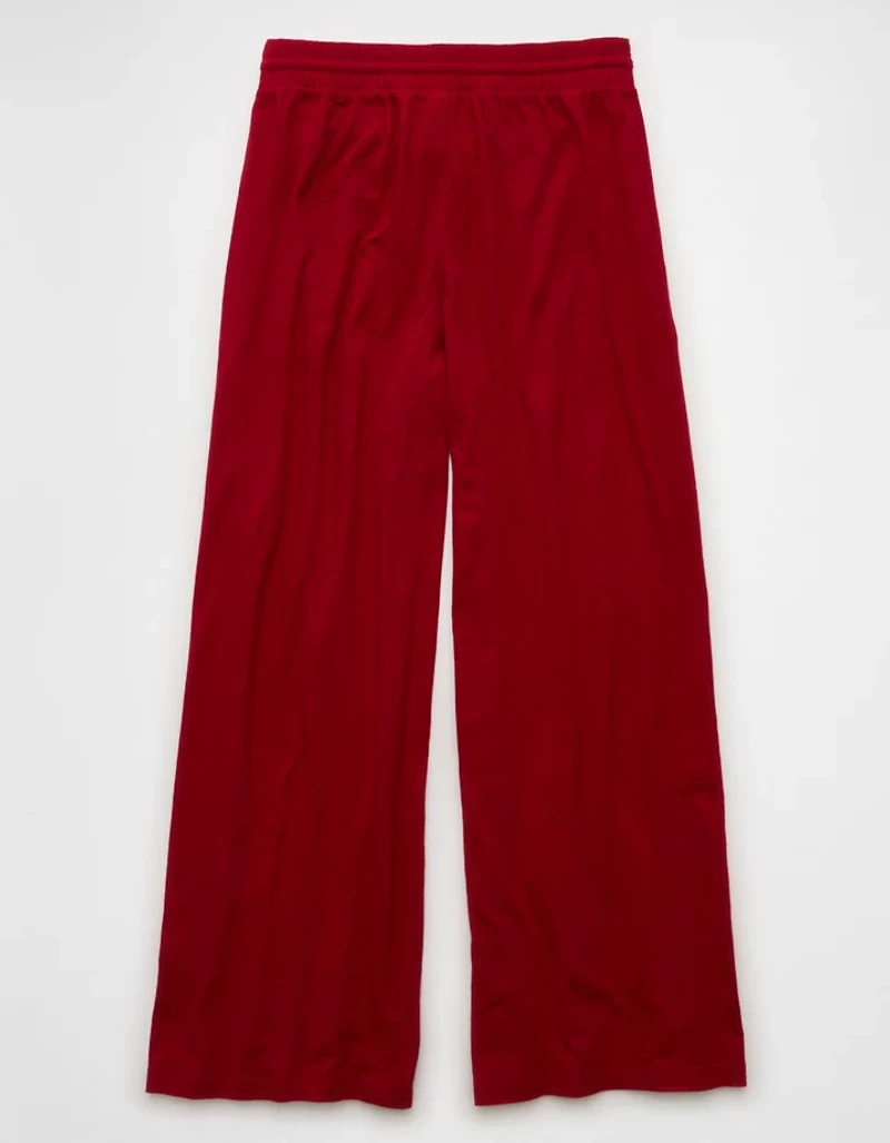 Pantalon à taille haute en tricot Vive le soleil AE