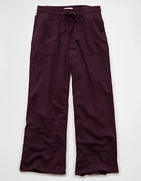 AE Everyday Luxe Wide-Leg Sweatpant
