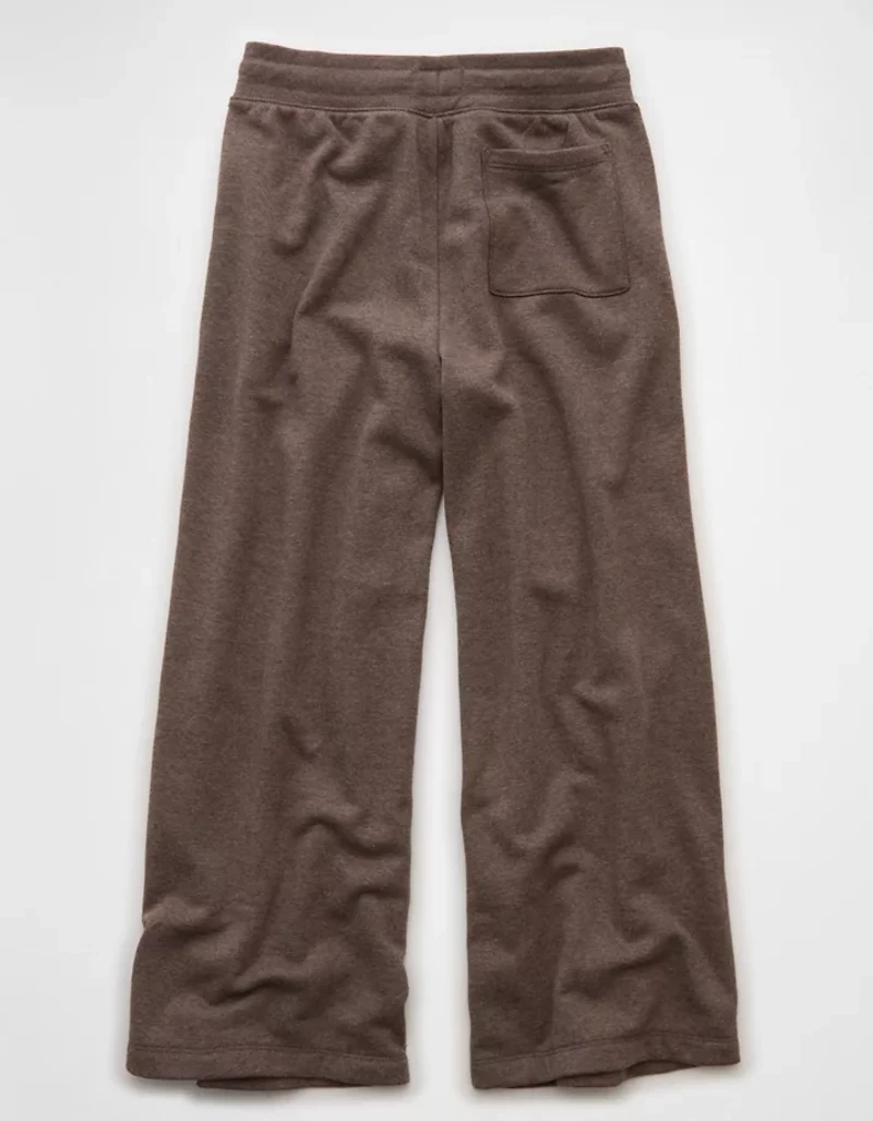 Pantalon en molleton à jambe large luxe de tous les jours AE
