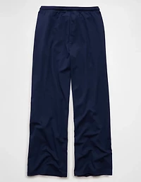 Pantalon d’entraînement à jambe large et taille haute extensible AE