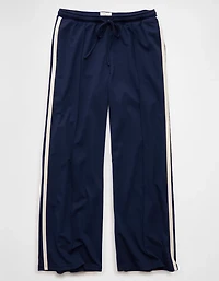 Pantalon d’entraînement à jambe large et taille haute extensible AE
