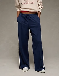 Pantalon d’entraînement à jambe large et taille haute extensible AE