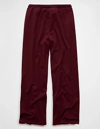 AE Stretch High-Waisted Wide-Leg Track Pant