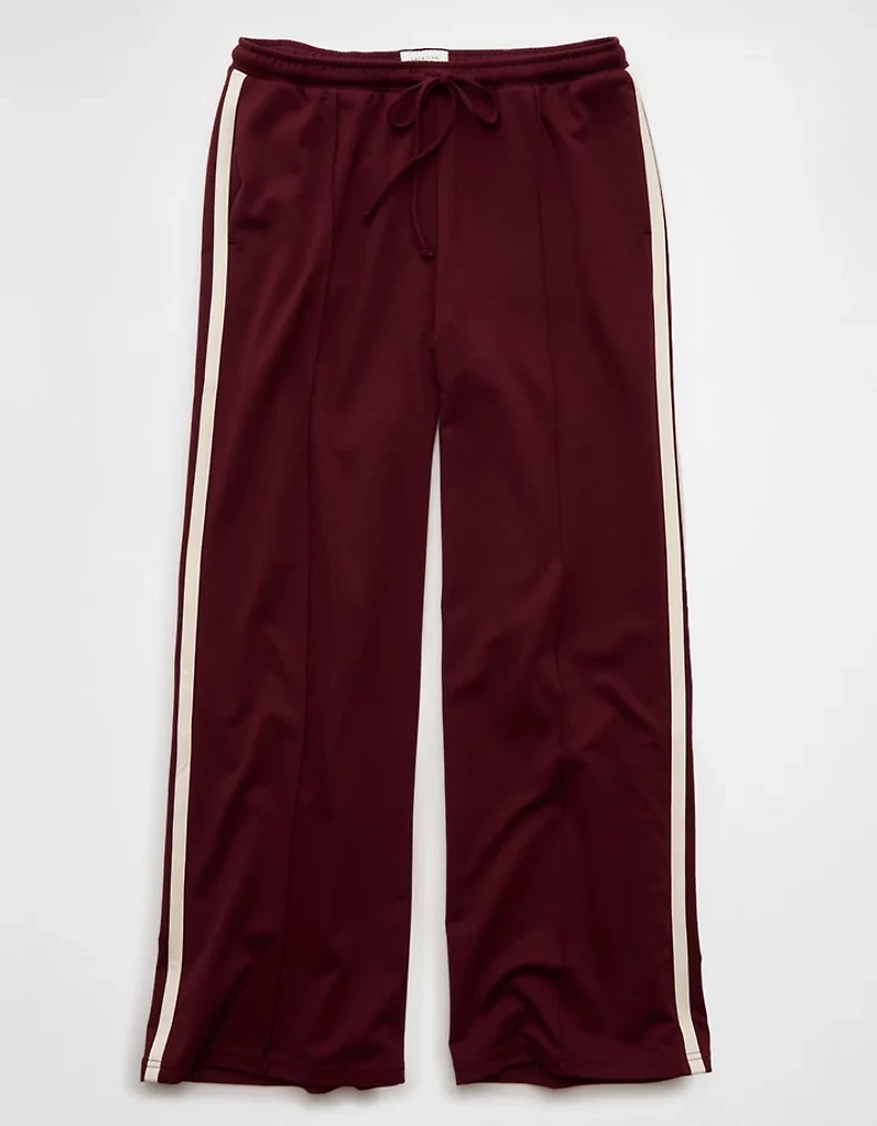 AE Stretch High-Waisted Wide-Leg Track Pant