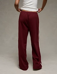 AE Stretch High-Waisted Wide-Leg Track Pant