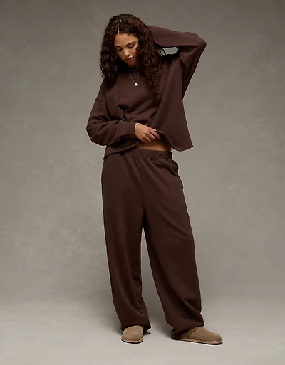 Pantalon en molleton à jambe ballon Luxe de tous les jours AE
