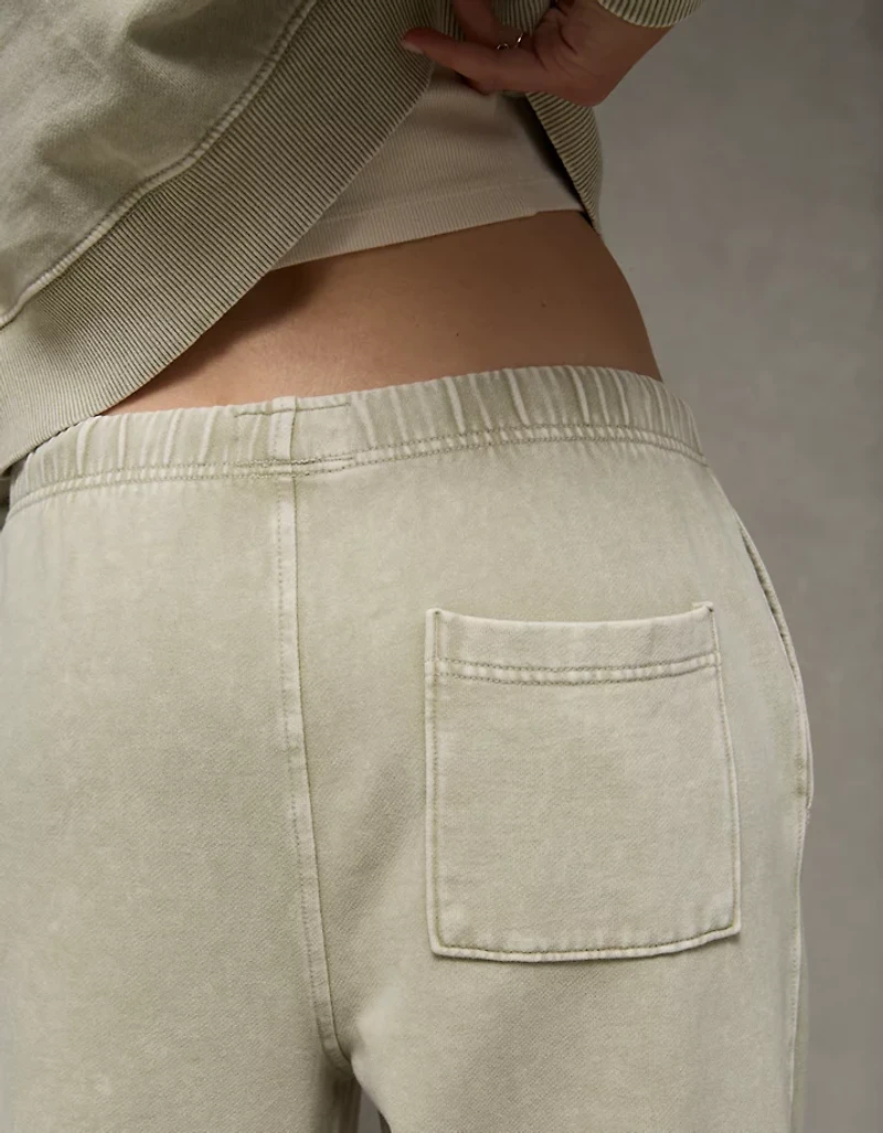 Pantalon en molleton à jambe large luxe de tous les jours AE