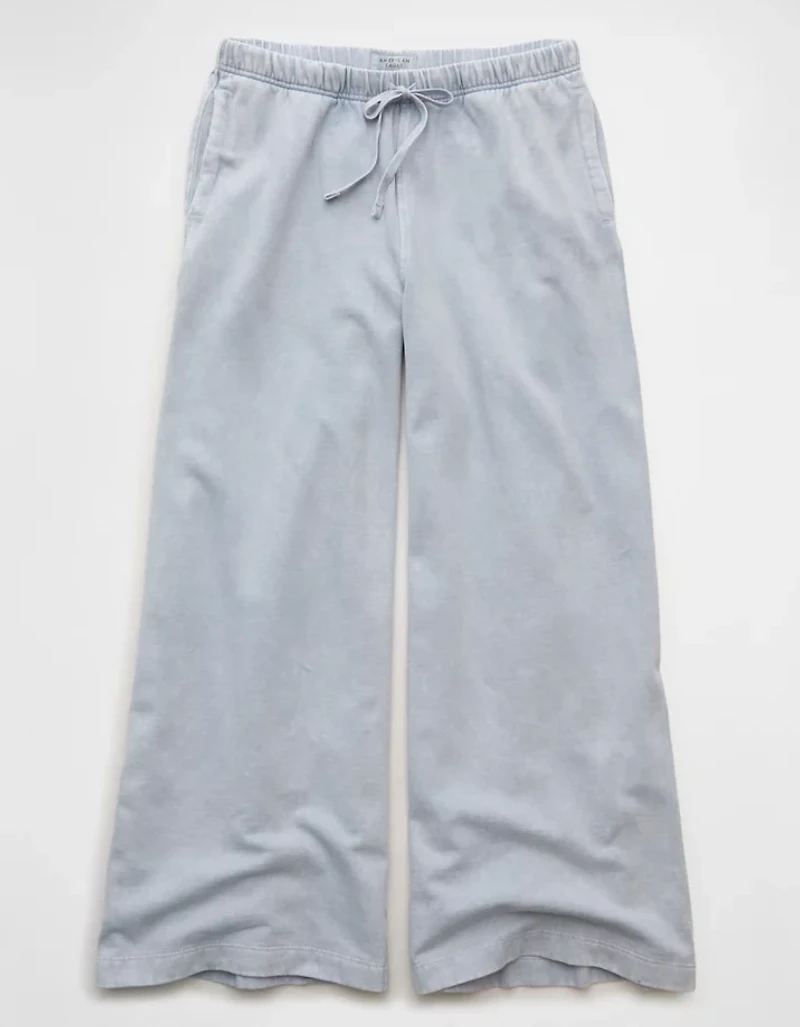 AE Everyday Luxe Wide-Leg Sweatpant