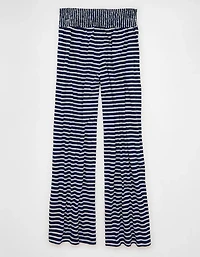 Pantalon à taille haute en tricot Vive le soleil AE