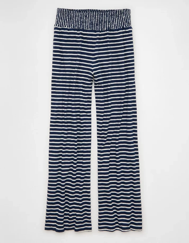 Pantalon à taille haute en tricot Vive le soleil AE