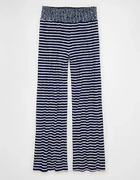 Pantalon à taille haute en tricot Vive le soleil AE